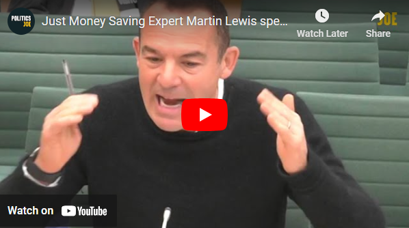 Martin Lewis tsunami of fraud on Facebook House of Commons UK